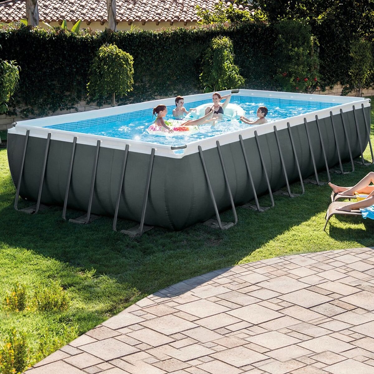 Basseng Avtagbart Intex 732 x 132 x 366 cm